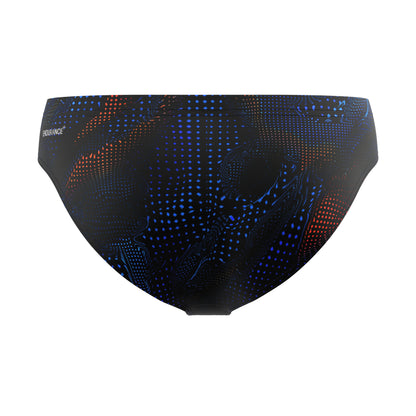 Speedo Mens Print 7 Cm Brief - Black