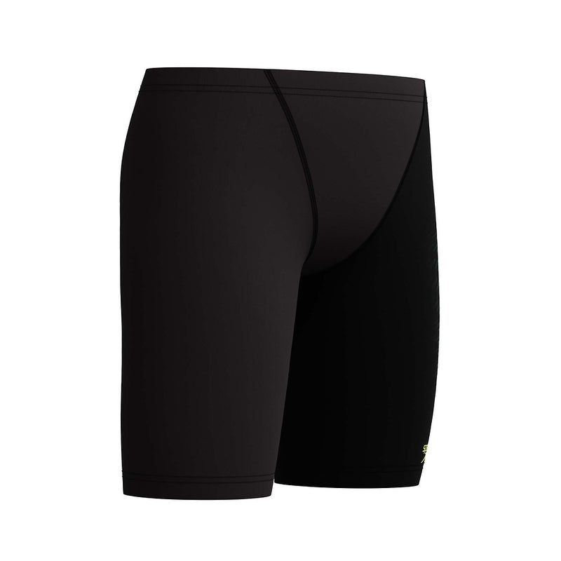 Speedo Junior Boys Digital Print V-Cut Jammer - Black/Multi