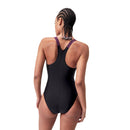 Speedo Womens Hyperboom Splice Racerback One Piece - Black/Plum Dandy