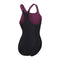 Speedo Womens Hyperboom Splice Racerback One Piece - Black/Plum Dandy