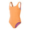 Speedo Girls Rib One Piece - Nectarine