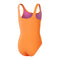 Speedo Girls Rib One Piece - Nectarine