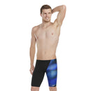 Speedo Mens Allover Jammer - Black/Beautiful Blue/Bolt/Carrot Cake