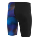 Speedo Mens Allover Jammer - Black/Beautiful Blue/Bolt/Carrot Cake