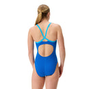 Speedo Womens Solid Flyback 2.0 - AF Blue