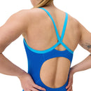Speedo Womens Solid Flyback 2.0 - AF Blue