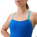 Speedo Womens Solid Flyback 2.0 - AF Blue