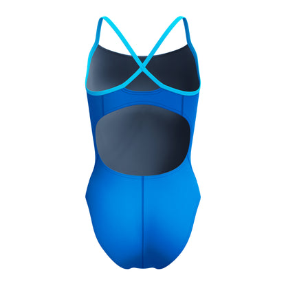 Speedo Womens Solid Flyback 2.0 - AF Blue