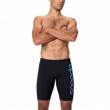 Speedo Mens Sport Logo Jammer - Black