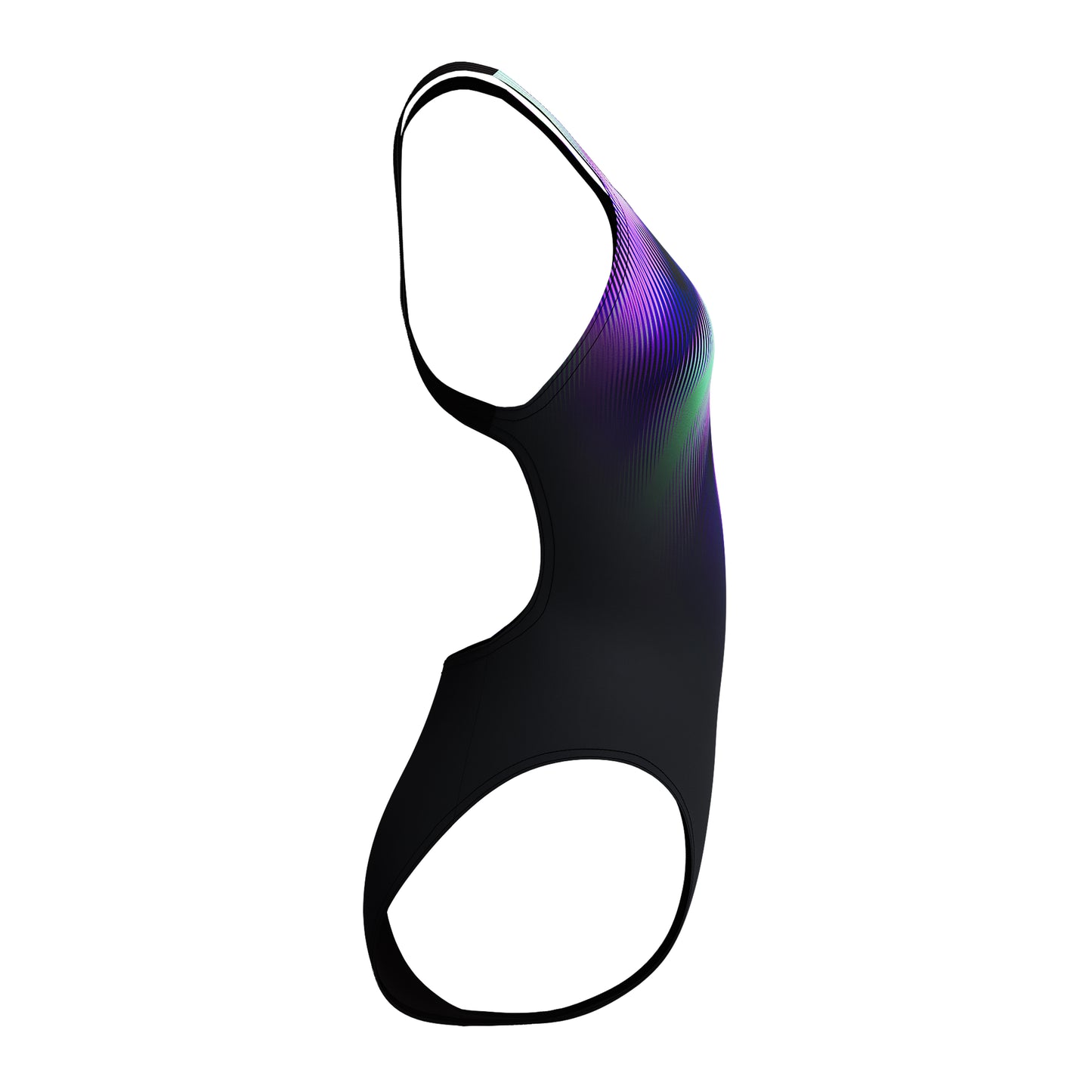 Speedo Womens Placement Printed Powerback One Piece -