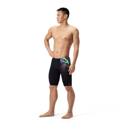 Speedo Boys Placement Printed Jammer - Static Volta-Black