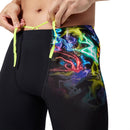 Speedo Boys Placement Printed Jammer - Static Volta-Black