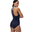 Speedo Womens Splice Racerback One piece - Navy/Azure