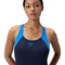 Speedo Womens Splice Racerback One piece - Navy/Azure