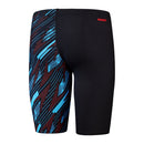 Speedo Mens Hyperboom V-Cut Jammer - Black /Picton Blue /Siren Red