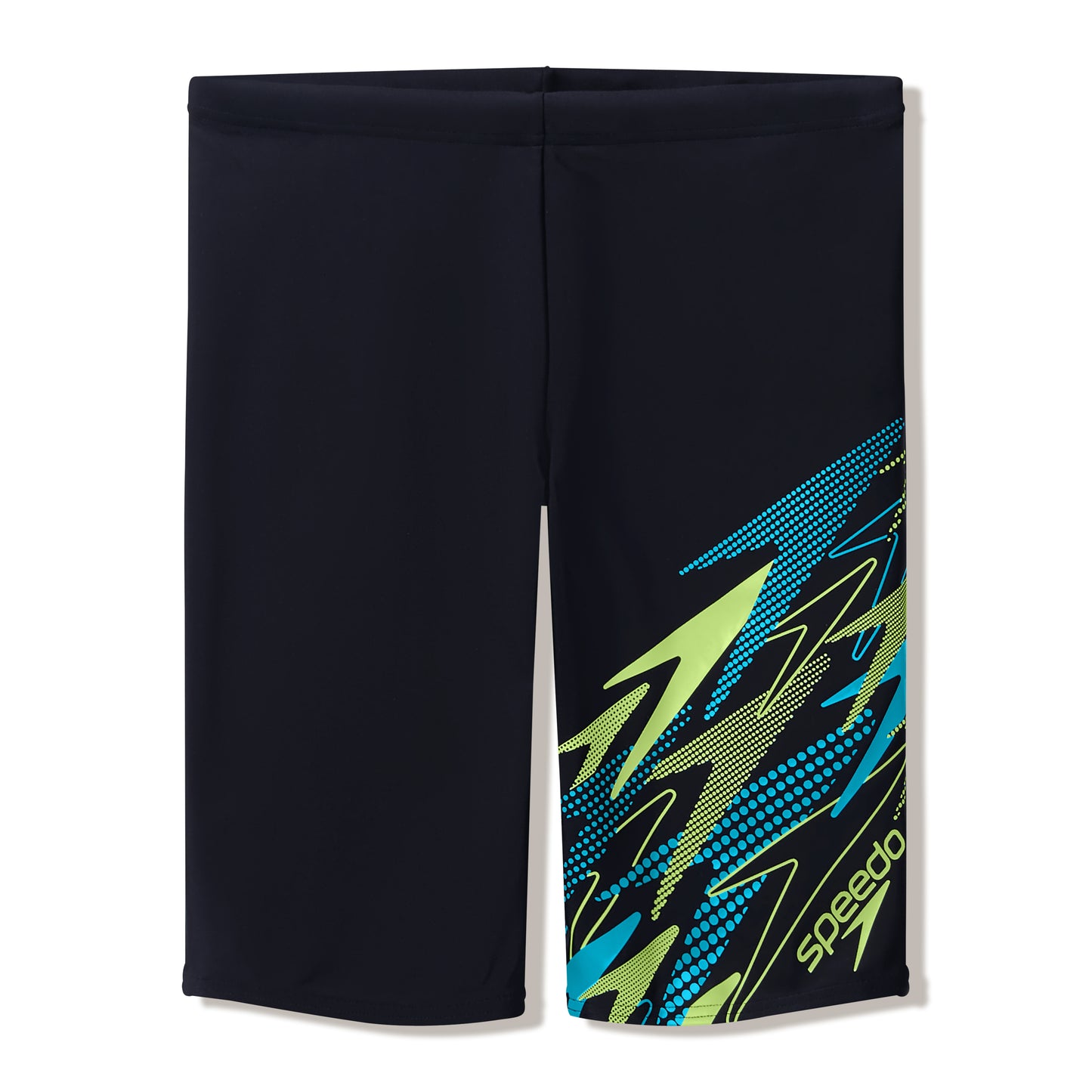 Speedo Mens Medley Logo Jammer - Anthracite/Hyperteal