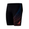 Speedo Mens Medley Logo Jammer - Black/Neon Coral