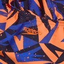 Speedo Girls Hyperboom Medalist Allover One Piece - True Navy/True Cobalt/Volcanic Orange
