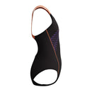 Speedo Girls Medley Logo Medalist One Piece - Bright Peach
