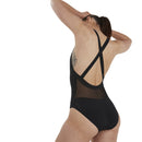 Speedo Womens Power One Piece - Black