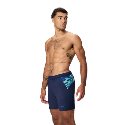 Speedo Mens Xpress Lite 16" Watershort - Navy/Lagoon Blue