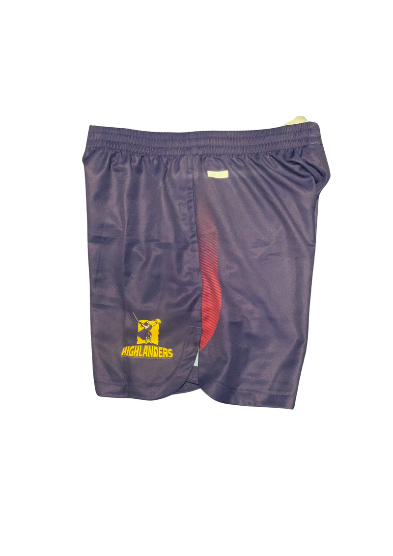 Classic Highlanders Super Rugby Mens Performance Gym Shorts