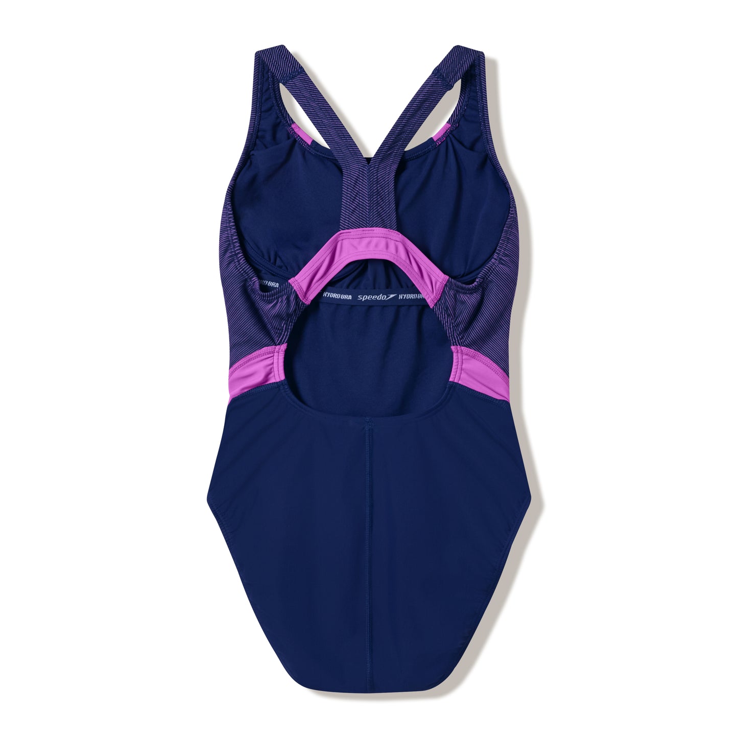Speedo Womens Quantum Rib Splice One Piece - Peacoat/Neon Jelly