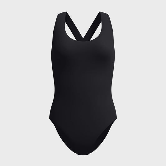 Speedo Womens Scoop Neck One Piece - Black