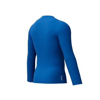 Speedo Mens Endurance+ L/S Logo Rash Guard - Blue