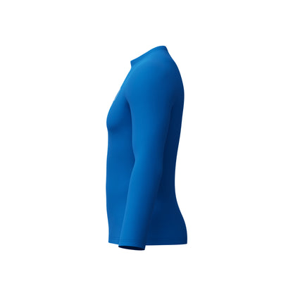 Speedo Mens Endurance+ L/S Logo Rash Guard - Blue