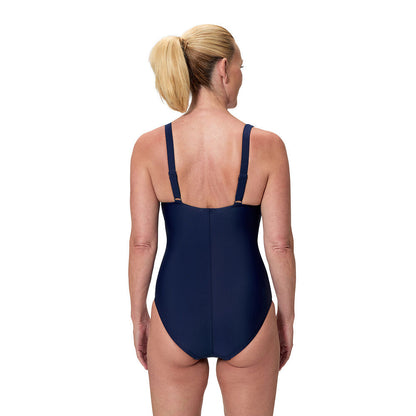 Speedo Womens Quantum Contour  One Piece - Navy