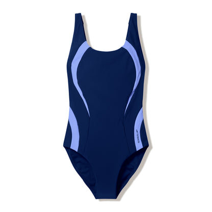 Speedo Womens Quantum Contour One Piece - Peacoat/Lavender