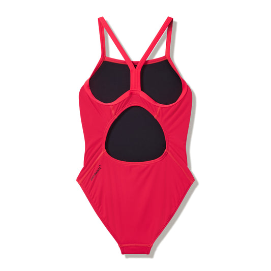 Speedo Junior Girls Endurance+ Logo Thinstrap One Piece - Post It Pink