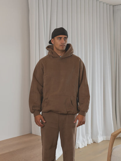 Arby & Opal Signature Full Length Hoodie - Cocoa