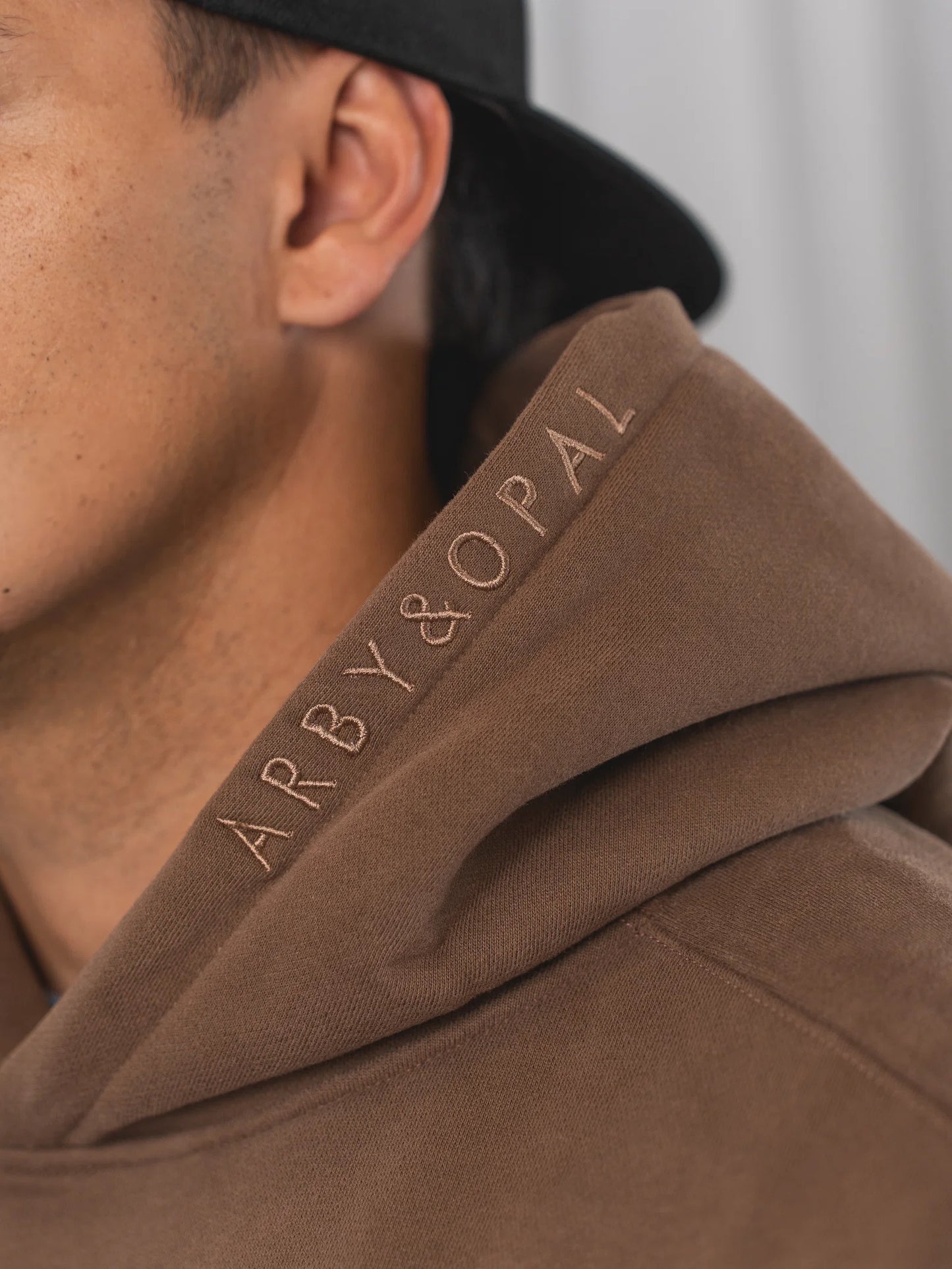 Arby & Opal Signature Full Length Hoodie - Cocoa