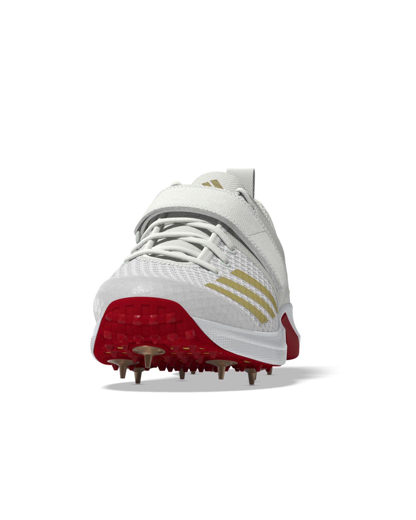 Adidas AdiPower Vector Cricket Shoe White/Gold/Red