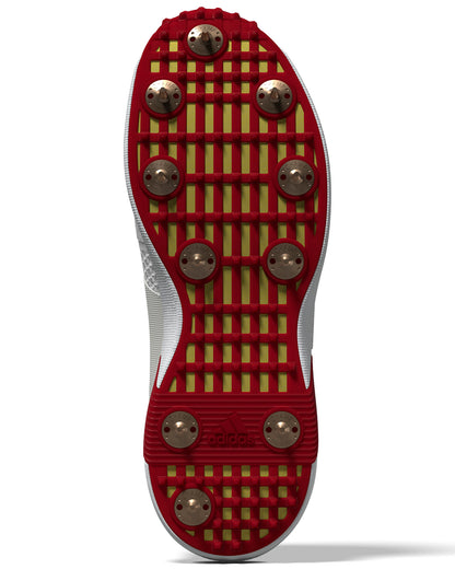 Adidas AdiPower Vector Cricket Shoe White/Gold/Red