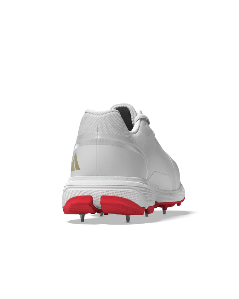 Adidas SL22 YDS Boost Cricket Shoe - White/Gold/Red