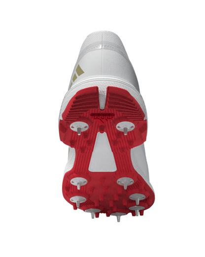 Adidas SL22 YDS Boost Cricket Shoe - White/Gold/Red
