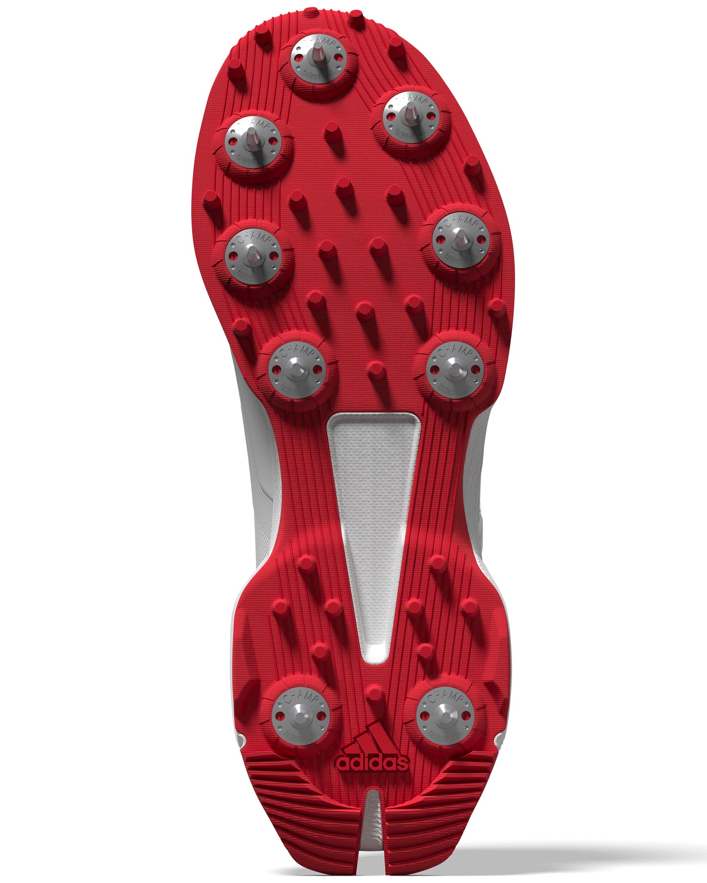 Adidas SL22 YDS Boost Cricket Shoe - White/Gold/Red