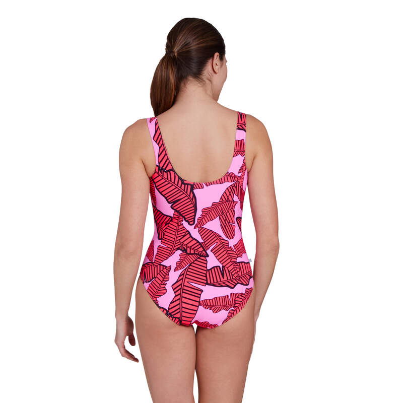 Zoggs Womens Ecofeel Scoopback - Awaken Pink