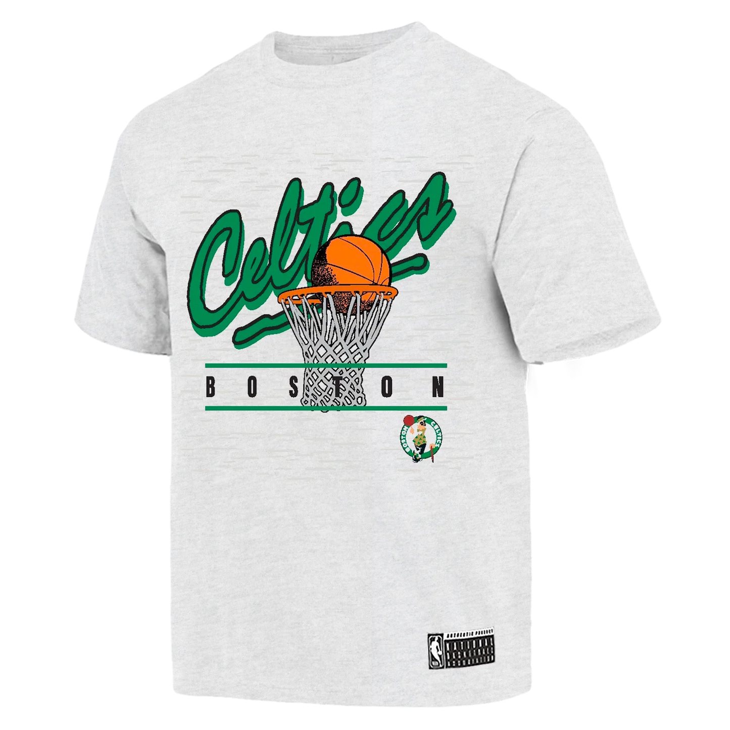 NBA Essentials Boston Celtics Hamilton Vintage Tee - Silver Marle