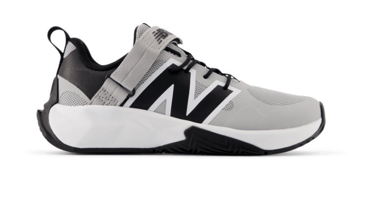 New Balance Kids FuelCell Play Bungee Lace with Top Strap - Rain Cloud/Black