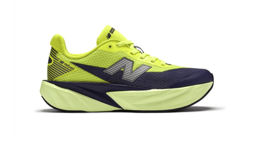 New Balance Kids FuelCell Rebel Lace - Alkaline Green/Boysenberry