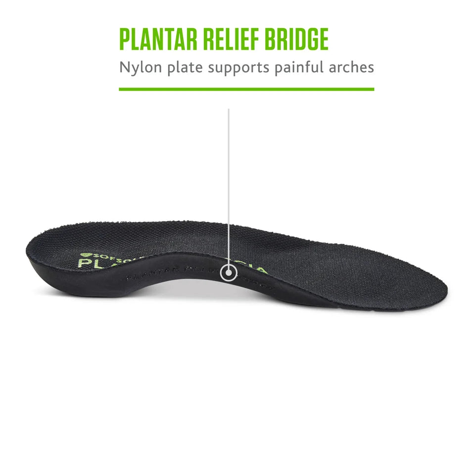 Sof Sole Plantar Faciitis 3/4 Insole