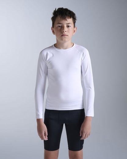 2XU Boys Core Compression Shorts - Black/Silver