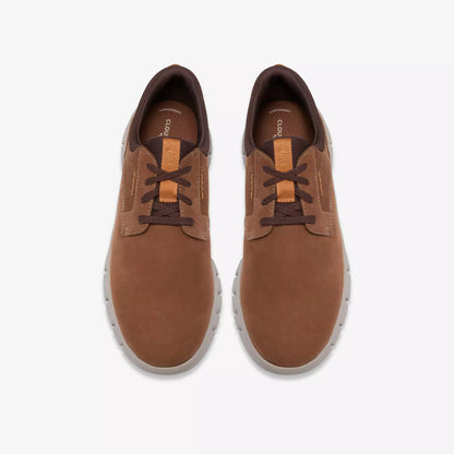 Clarks Mens Cloudsteppers Step365 Plain - Cola Nubuck