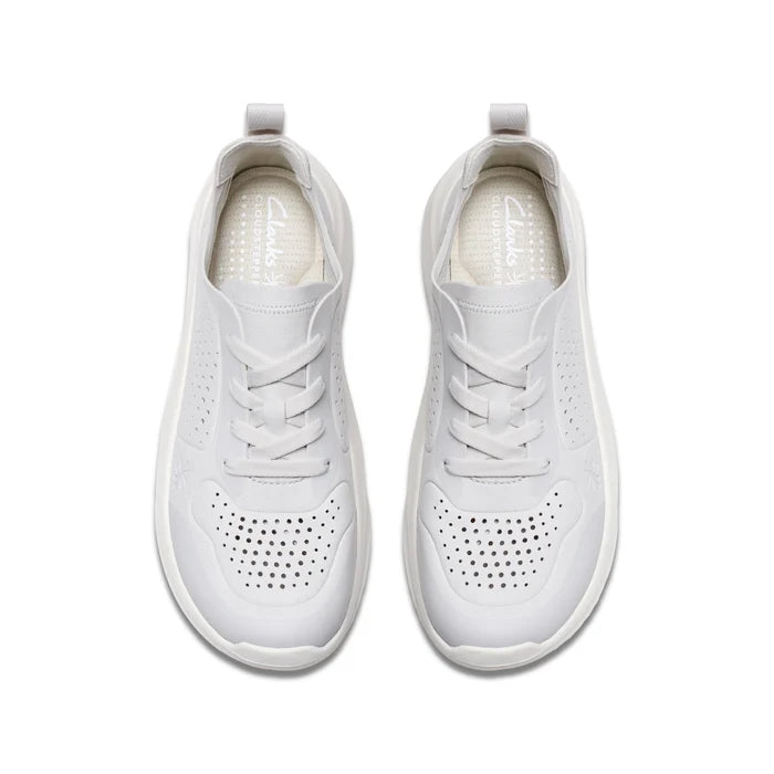Clarks Cloudsteppers Womens Solevana Tie - Off White