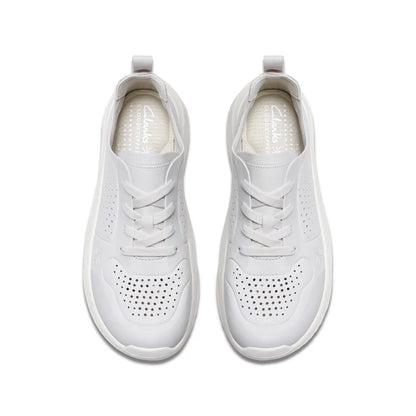 Clarks Cloudsteppers Womens Solevana Tie - Off White