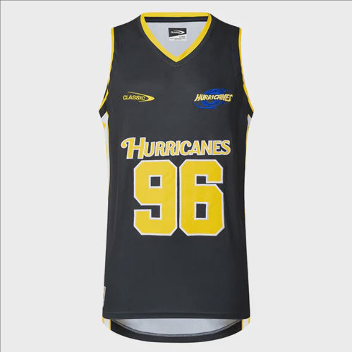 Classic Mens Hurricanes Super Rugby Basketball Singlet 2024